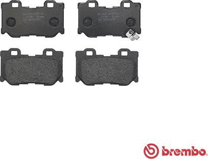 Brembo P 56 085 - Bremžu uzliku kompl., Disku bremzes www.autospares.lv