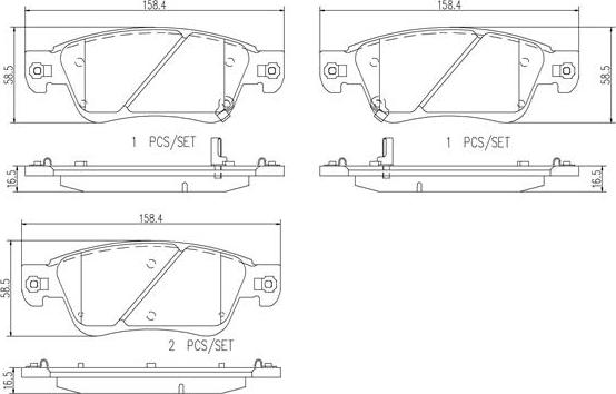 Brembo P56080N - Bremžu uzliku kompl., Disku bremzes www.autospares.lv