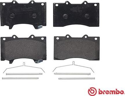 Brembo P 56 081 - Bremžu uzliku kompl., Disku bremzes www.autospares.lv