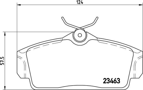 Brembo P 56 036 - Bremžu uzliku kompl., Disku bremzes autospares.lv