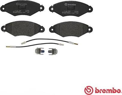 Brembo P 56 038 - Bremžu uzliku kompl., Disku bremzes autospares.lv