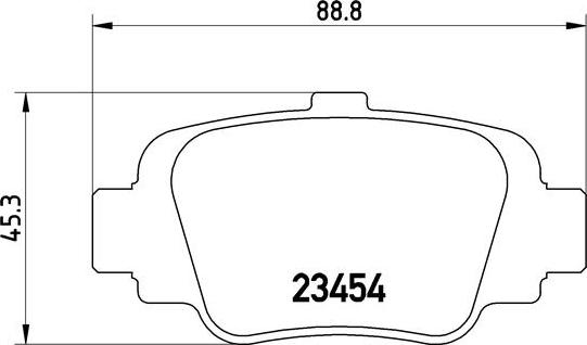 Brembo P 56 032 - Bremžu uzliku kompl., Disku bremzes www.autospares.lv