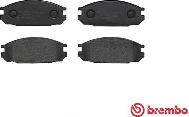 Brembo P 56 020 - Bremžu uzliku kompl., Disku bremzes www.autospares.lv