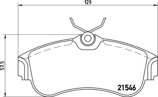 Brembo P 56 022 - Bremžu uzliku kompl., Disku bremzes autospares.lv