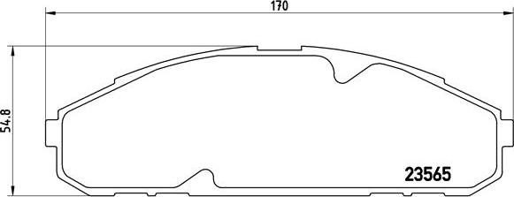 Brembo P 56 072 - Bremžu uzliku kompl., Disku bremzes www.autospares.lv