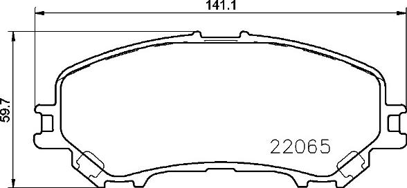 Brembo P 56 100 - Bremžu uzliku kompl., Disku bremzes www.autospares.lv