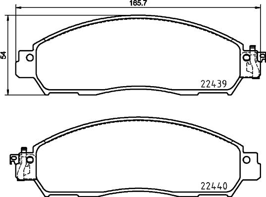 Brembo P 56 118 - Bremžu uzliku kompl., Disku bremzes www.autospares.lv