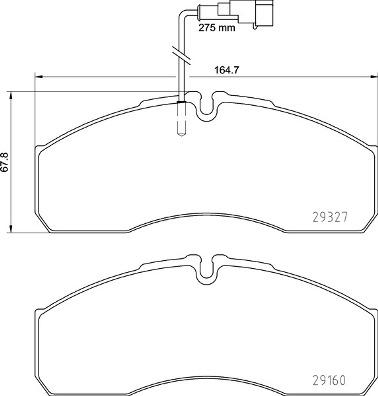 Brembo P 56 123 - Тормозные колодки, дисковые, комплект www.autospares.lv