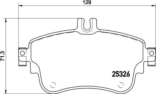 Brembo P 50 094X - Bremžu uzliku kompl., Disku bremzes www.autospares.lv