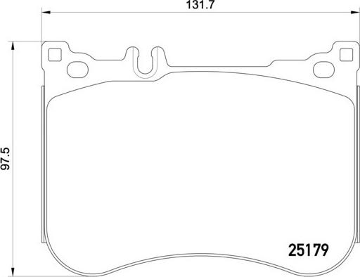 Brembo P 50 095 - Bremžu uzliku kompl., Disku bremzes www.autospares.lv