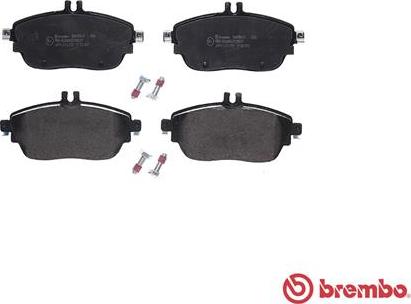 Brembo P 50 093 - Bremžu uzliku kompl., Disku bremzes www.autospares.lv