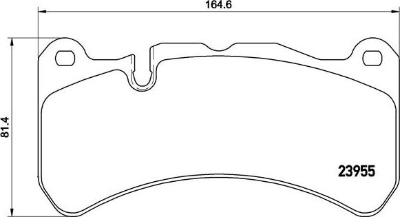 Brembo P 50 092 - Bremžu uzliku kompl., Disku bremzes www.autospares.lv