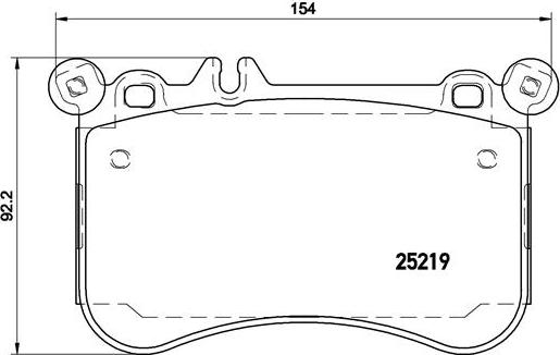 Brembo P 50 097 - Bremžu uzliku kompl., Disku bremzes www.autospares.lv