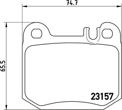 Brembo P 50 043 - Bremžu uzliku kompl., Disku bremzes www.autospares.lv