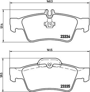 Brembo P 50 052 - Bremžu uzliku kompl., Disku bremzes www.autospares.lv