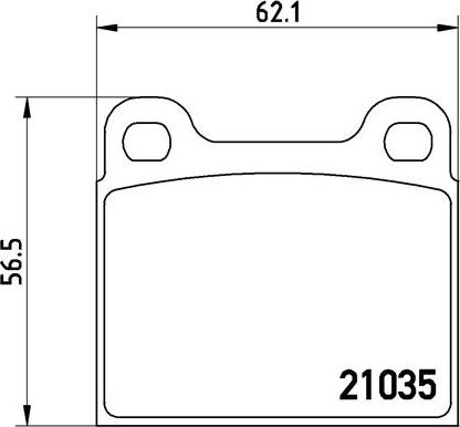 Brembo P 50 066 - Brake Pad Set, disc brake www.autospares.lv