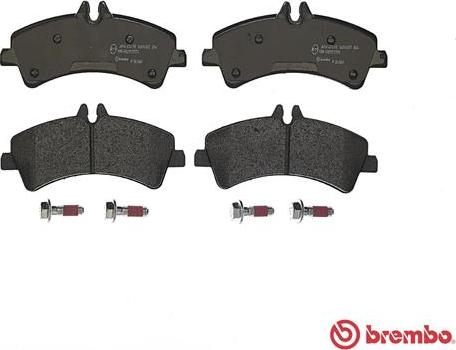 Brembo P 50 060 - Bremžu uzliku kompl., Disku bremzes www.autospares.lv