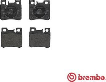 Brembo P 50 009 - Bremžu uzliku kompl., Disku bremzes www.autospares.lv