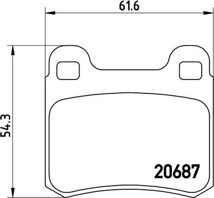 Brembo P 50 013 - Bremžu uzliku kompl., Disku bremzes www.autospares.lv