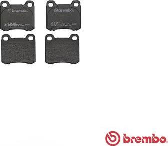 Brembo P 50 013 - Bremžu uzliku kompl., Disku bremzes www.autospares.lv