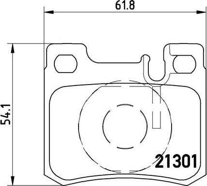 Brembo P 50 012 - Bremžu uzliku kompl., Disku bremzes autospares.lv