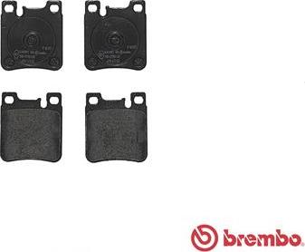 Brembo P 50 017 - Bremžu uzliku kompl., Disku bremzes www.autospares.lv