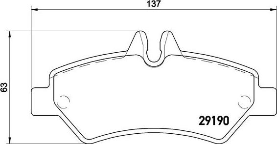 Brembo P 50 084 - Bremžu uzliku kompl., Disku bremzes www.autospares.lv