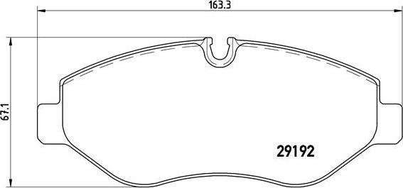 Brembo P 50 085 - Bremžu uzliku kompl., Disku bremzes autospares.lv