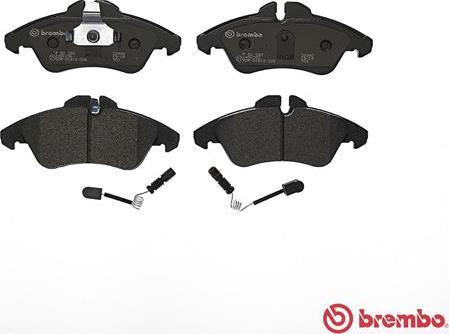 Brembo P 50 080 - Bremžu uzliku kompl., Disku bremzes autospares.lv