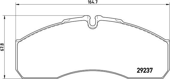 Brembo P 50 083 - Bremžu uzliku kompl., Disku bremzes autospares.lv