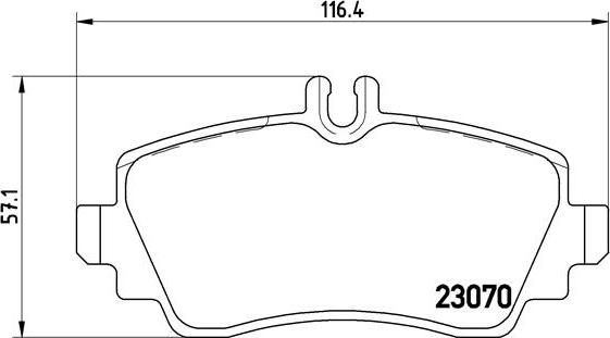 Brembo P 50 035 - Bremžu uzliku kompl., Disku bremzes autospares.lv