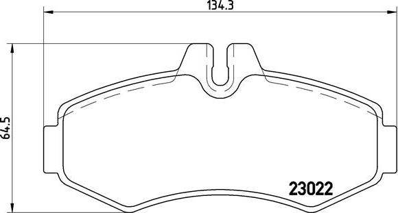 Brembo P 50 031 - Brake Pad Set, disc brake www.autospares.lv