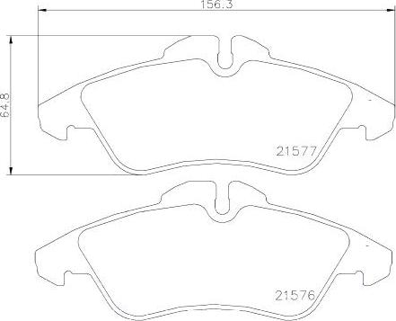 Brembo P 50 029 - Bremžu uzliku kompl., Disku bremzes autospares.lv