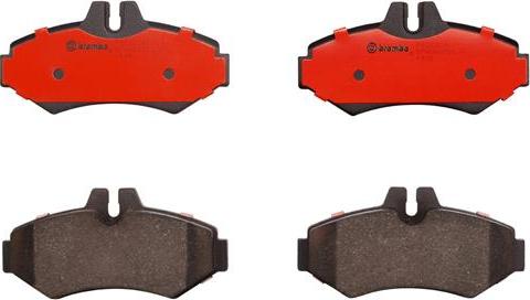 Brembo P50020N - Bremžu uzliku kompl., Disku bremzes www.autospares.lv