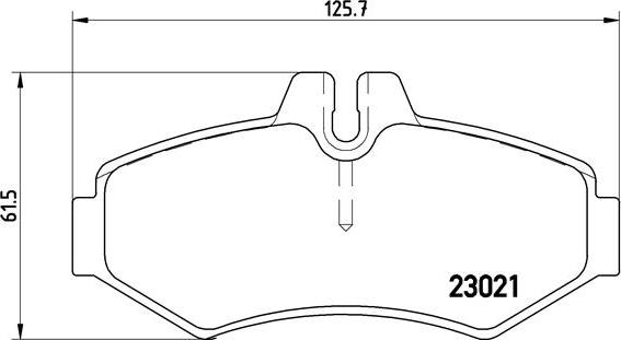 Brembo P 50 020 - Тормозные колодки, дисковые, комплект www.autospares.lv