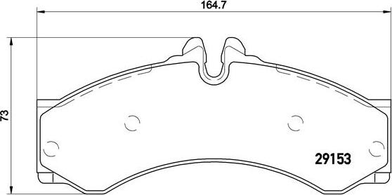 Brembo P 50 028 - Тормозные колодки, дисковые, комплект www.autospares.lv