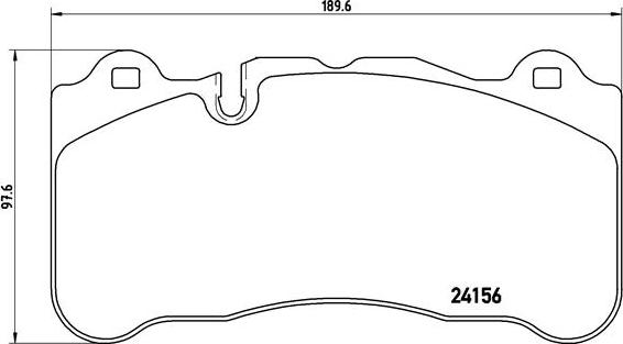 Brembo P 50 078 - Bremžu uzliku kompl., Disku bremzes www.autospares.lv