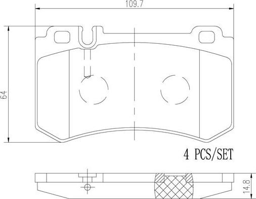 Brembo P50077N - Bremžu uzliku kompl., Disku bremzes www.autospares.lv