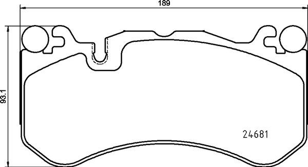 Brembo P 50 142 - Bremžu uzliku kompl., Disku bremzes www.autospares.lv