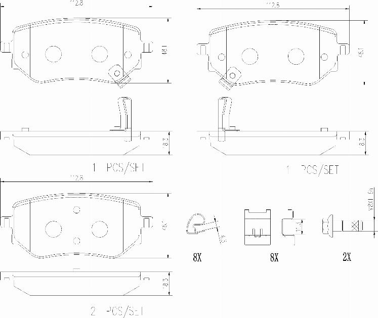 Brembo P50153N - Bremžu uzliku kompl., Disku bremzes www.autospares.lv