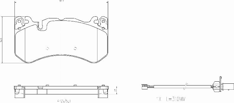 Brembo P50164N - Bremžu uzliku kompl., Disku bremzes autospares.lv