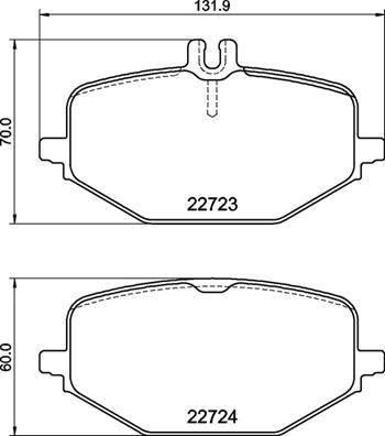 ATE 602659 - Bremžu uzliku kompl., Disku bremzes www.autospares.lv