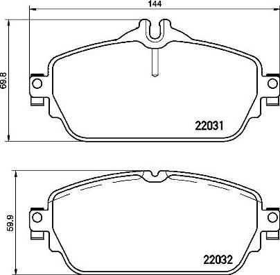 Brembo P 50 118 - Brake Pad Set, disc brake www.autospares.lv