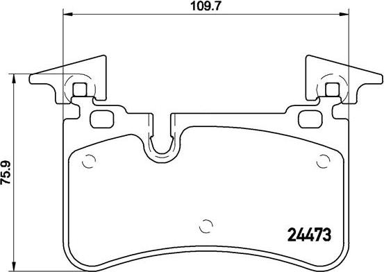 Brembo P 50 113 - Bremžu uzliku kompl., Disku bremzes www.autospares.lv