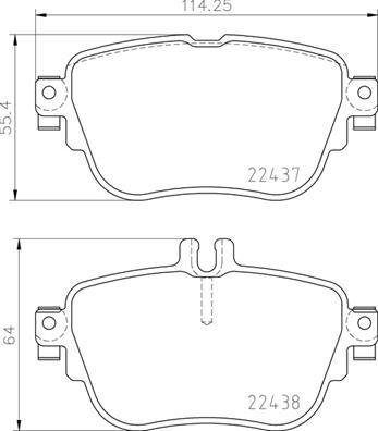 Brembo P 50 136 - Bremžu uzliku kompl., Disku bremzes www.autospares.lv