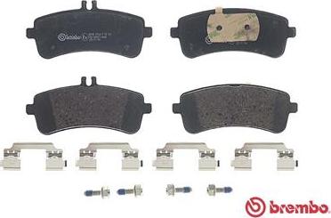 Brembo P 50 132 - Bremžu uzliku kompl., Disku bremzes www.autospares.lv