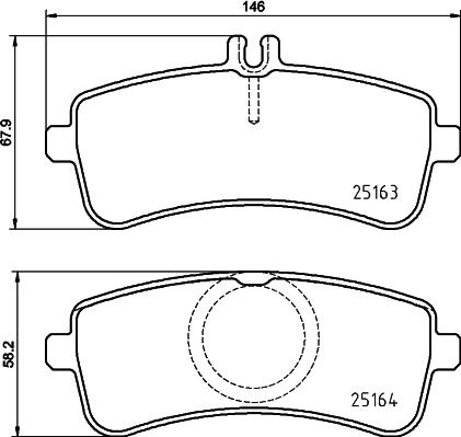 Brembo P 50 132 - Bremžu uzliku kompl., Disku bremzes autospares.lv