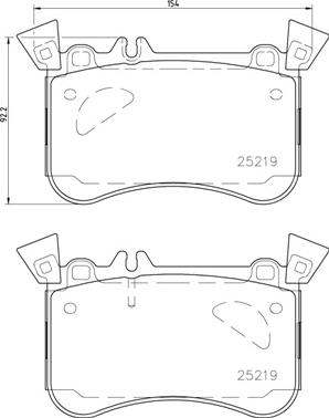 Brembo P 50 121 - Bremžu uzliku kompl., Disku bremzes www.autospares.lv