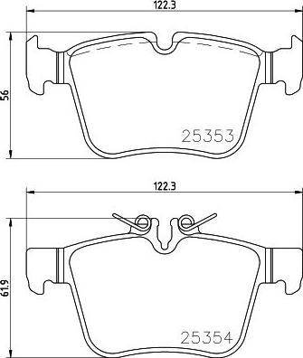 Brembo P 50 122 - Bremžu uzliku kompl., Disku bremzes www.autospares.lv