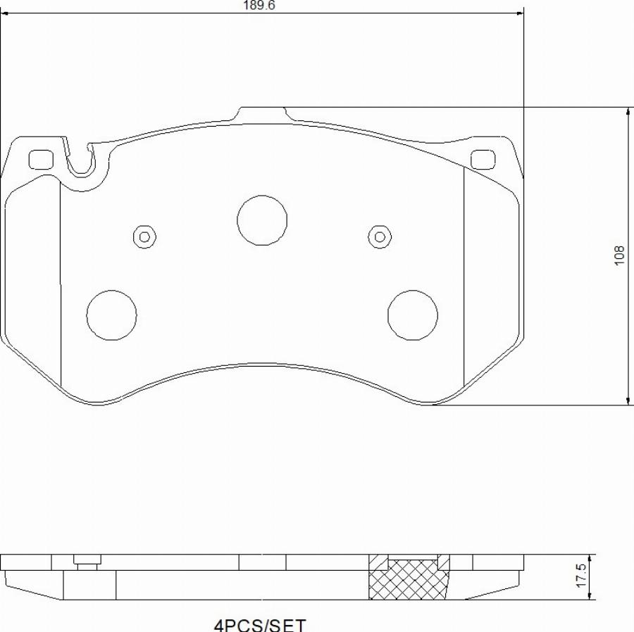 Brembo P50178N - Bremžu uzliku kompl., Disku bremzes www.autospares.lv